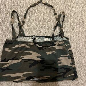 Camouflage Crop Top